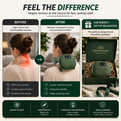 Bionic Turtle™ Neck, Shoulder, & Body Massager - Heated